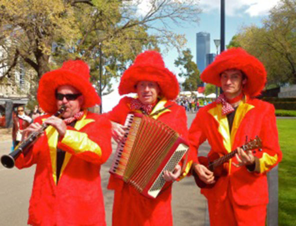 Fur Ball a Melbourne roving trio